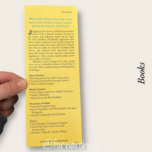 Emeril’s Cooking With Power Soft Cover Book - Picture 5 of 8